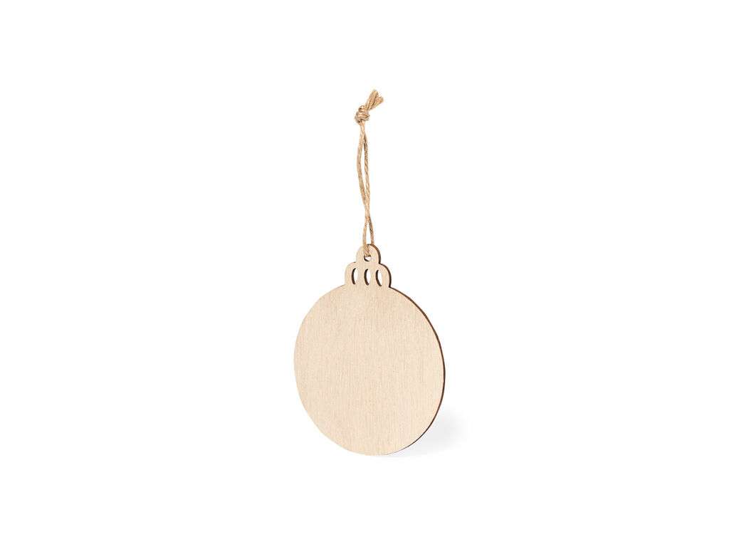 Adorno Navideño de Madera Natural con Jute - Varios Diseños