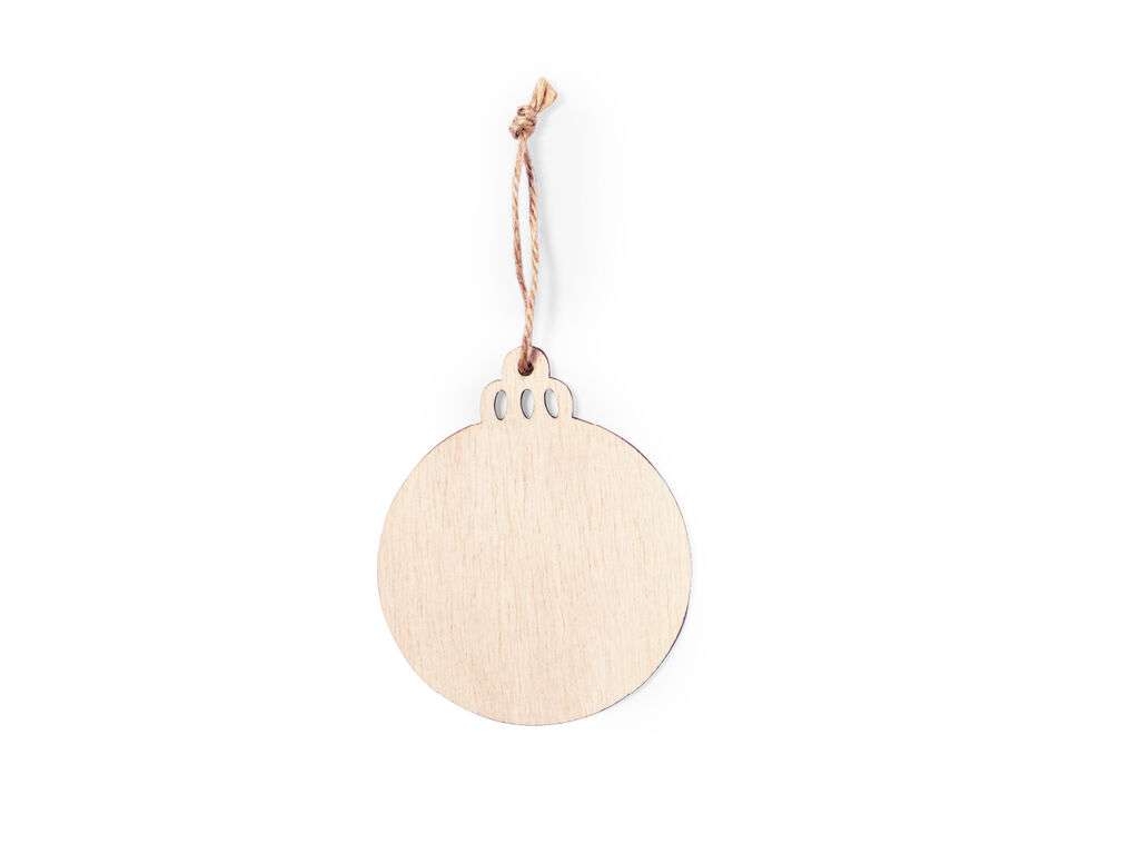 Adorno Navideño de Madera Natural con Jute - Varios Diseños