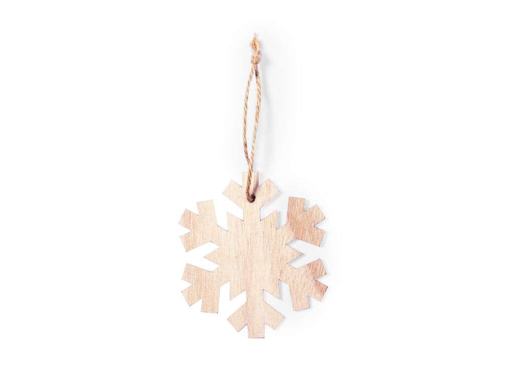 Adorno Navideño de Madera Natural con Jute - Varios Diseños