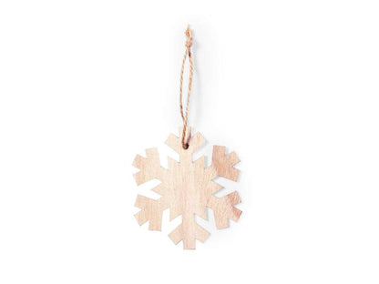 Adorno Navideño de Madera Natural con Jute - Varios Diseños