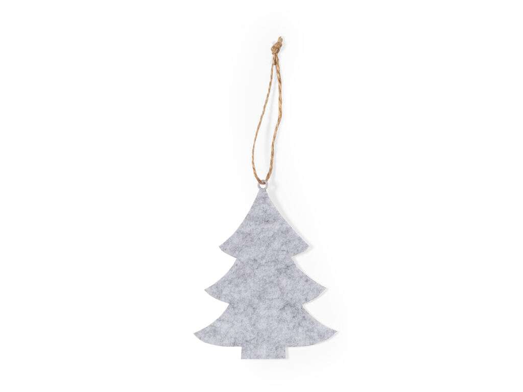 Set de 3 adornos navideños en fieltro con colgador