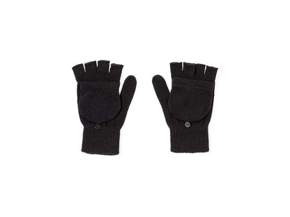 Guantes de acrílico con solapa plegable para mantener el calor