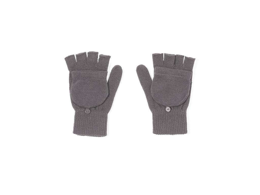 Guantes de acrílico con solapa plegable para mantener el calor