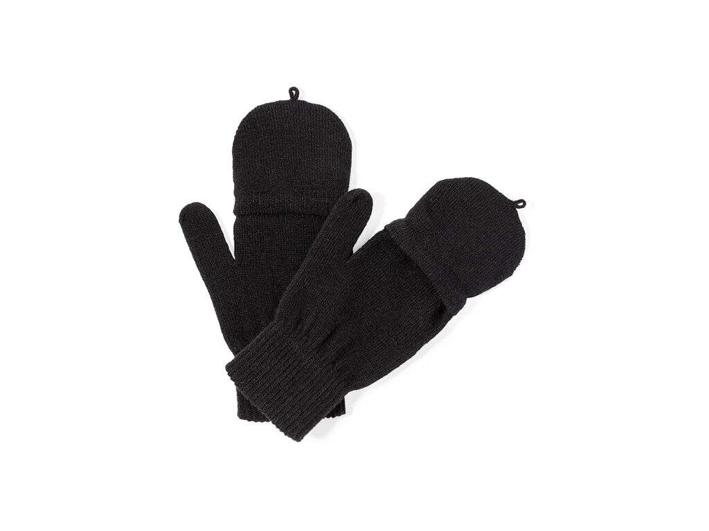 Guantes de acrílico con solapa plegable para mantener el calor