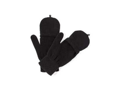 Guantes de acrílico con solapa plegable para mantener el calor