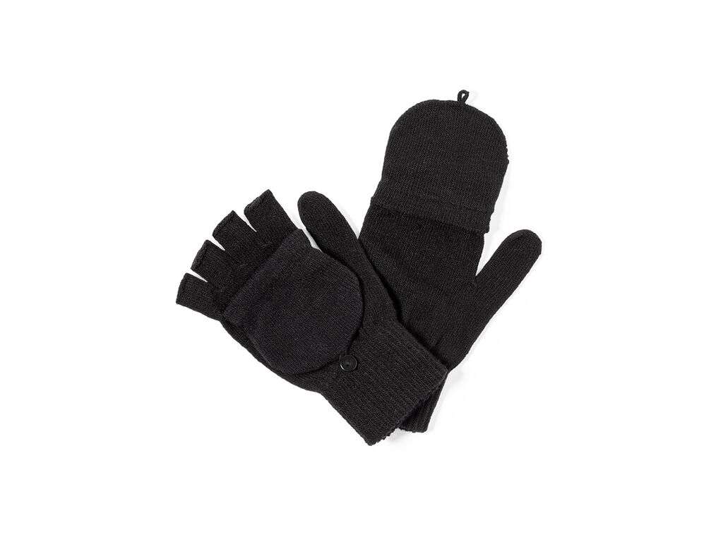 Guantes de acrílico con solapa plegable para mantener el calor