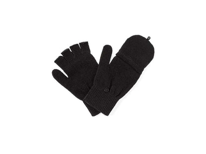 Guantes de acrílico con solapa plegable para mantener el calor
