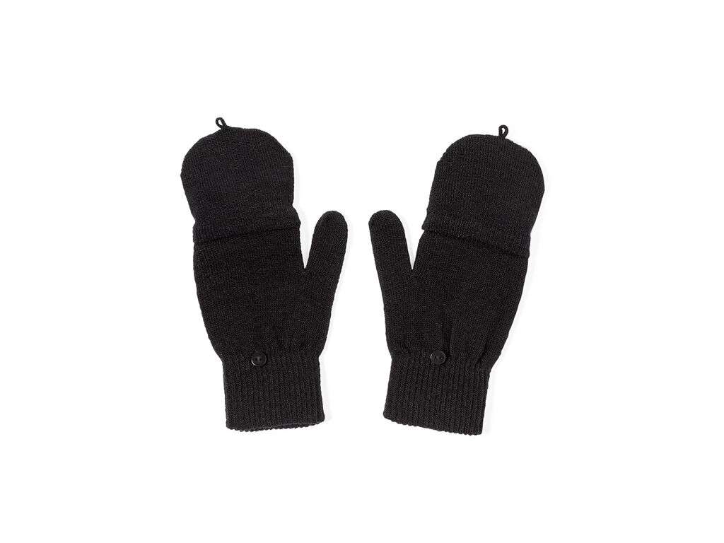 Guantes de acrílico con solapa plegable para mantener el calor