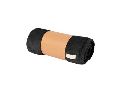 Manta coral fleece 130x160 cm suave y anti-pilling con parche