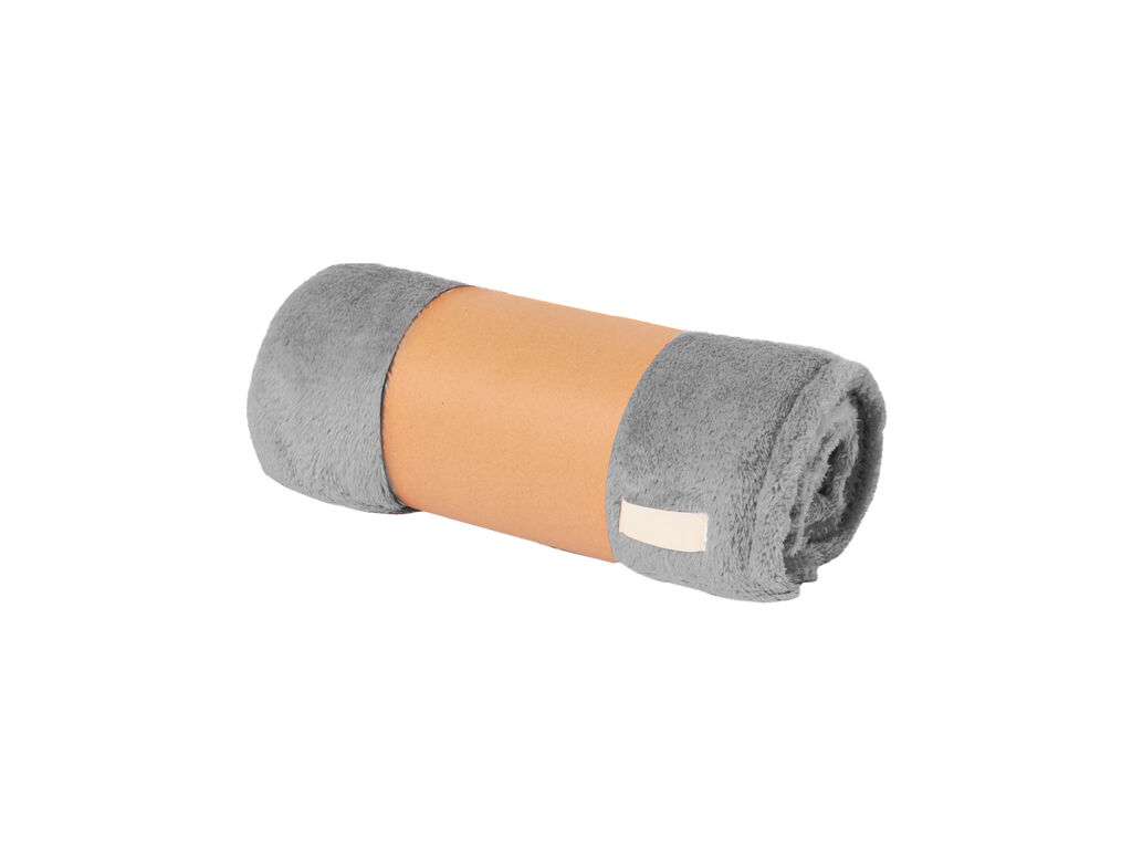 Manta coral fleece 130x160 cm suave y anti-pilling con parche