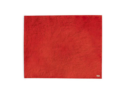 Manta coral fleece 130x160 cm suave y anti-pilling con parche