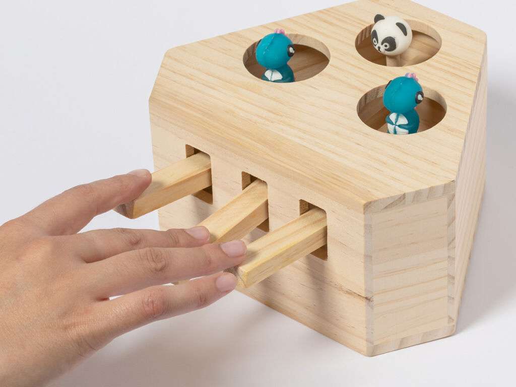 Juego de Madera para Mascotas con Figuras Divertidas y Seguras