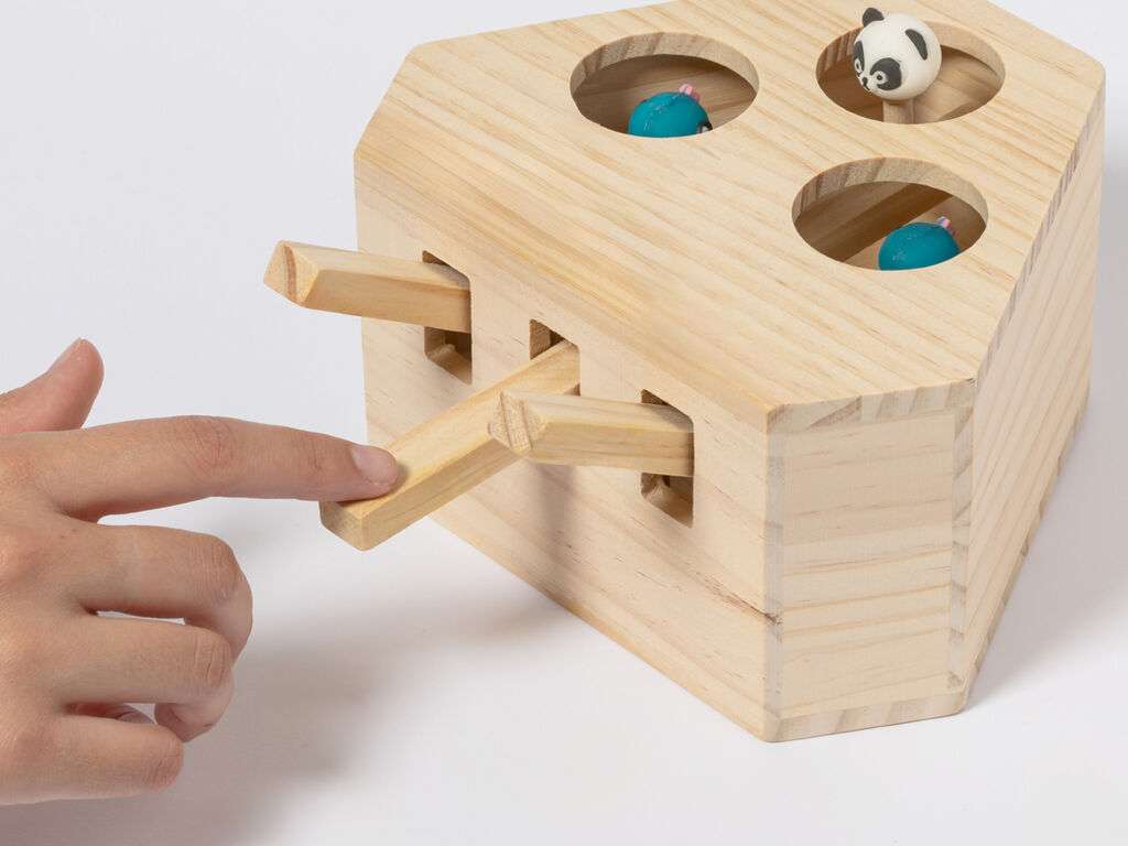 Juego de Madera para Mascotas con Figuras Divertidas y Seguras