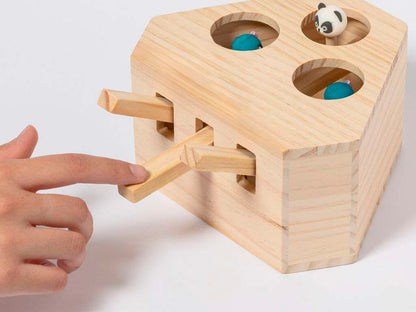 Juego de Madera para Mascotas con Figuras Divertidas y Seguras