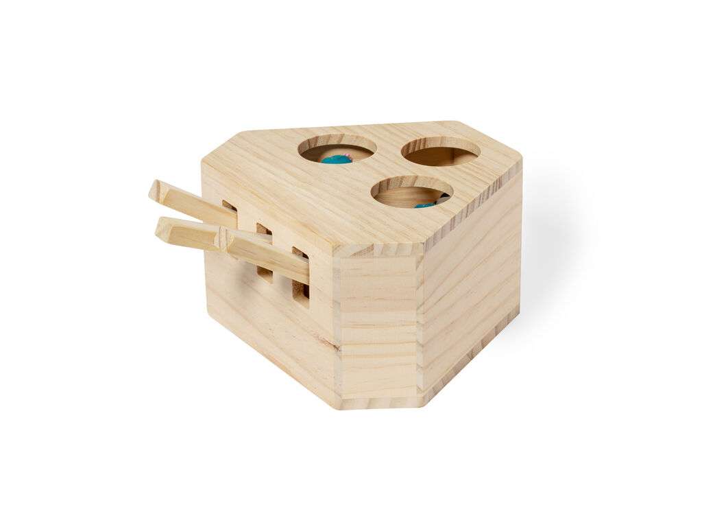 Juego de Madera para Mascotas con Figuras Divertidas y Seguras