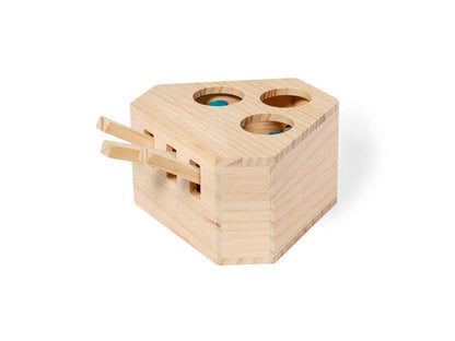 Juego de Madera para Mascotas con Figuras Divertidas y Seguras