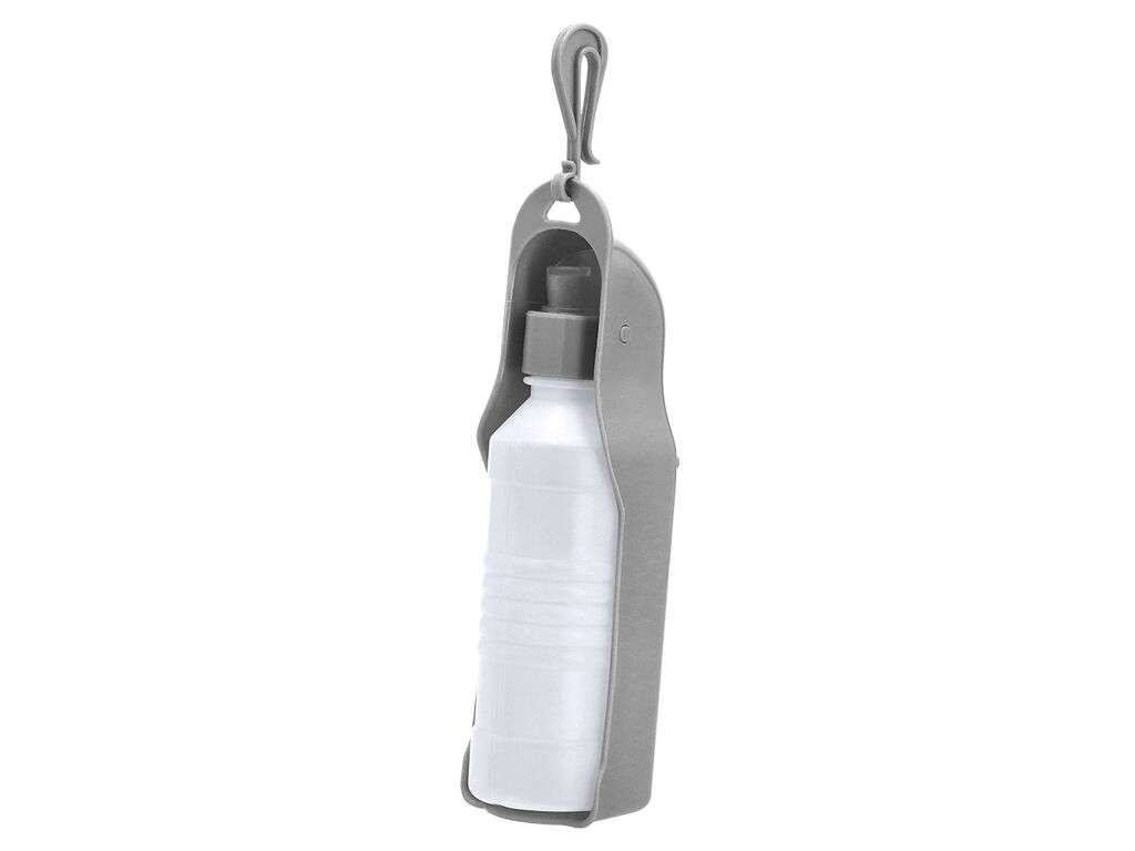 Bidón y bebedero para mascotas 250 ml con gancho ajustable