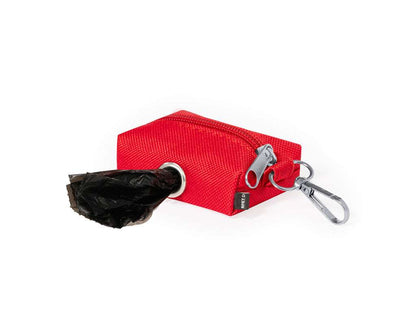 Dispensador de bolsas para mascotas en RPET con mosquetón y 15 bolsas