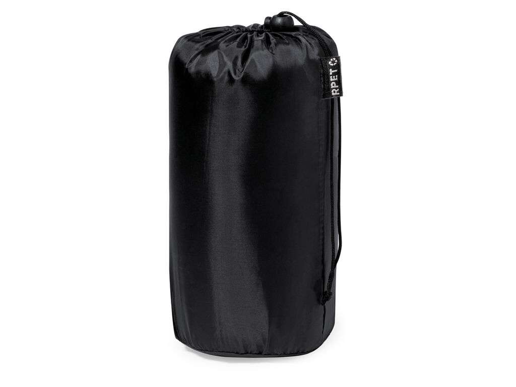 Manta tartán bicolor de poliéster RPET con bolsa de transporte