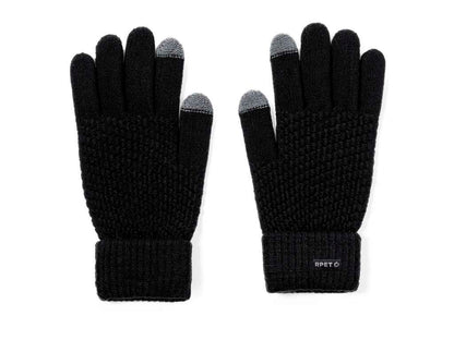 Guantes táctiles Demsey de poliéster RPET reciclado, talla única