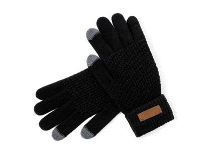 Guantes táctiles Demsey de poliéster RPET reciclado, talla única