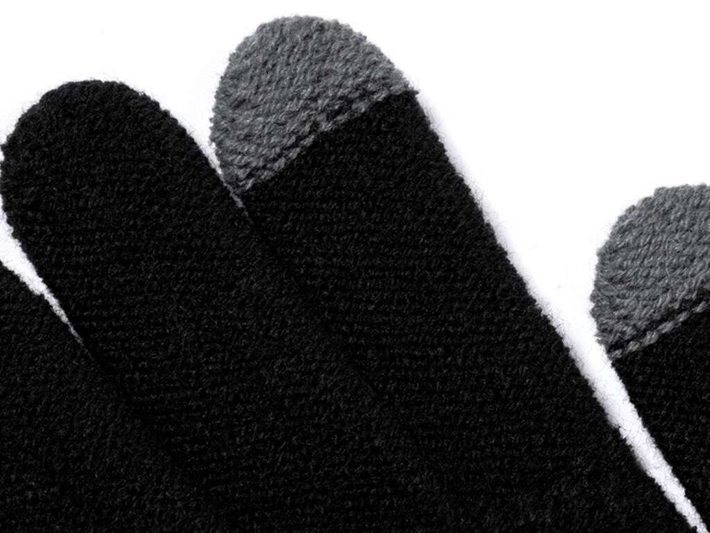 Guantes táctiles Demsey de poliéster RPET reciclado, talla única