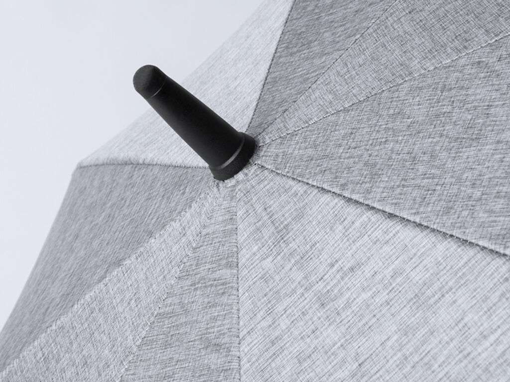Paraguas Gris Jaspeado Dewey Automático de 130cm con Antiviento