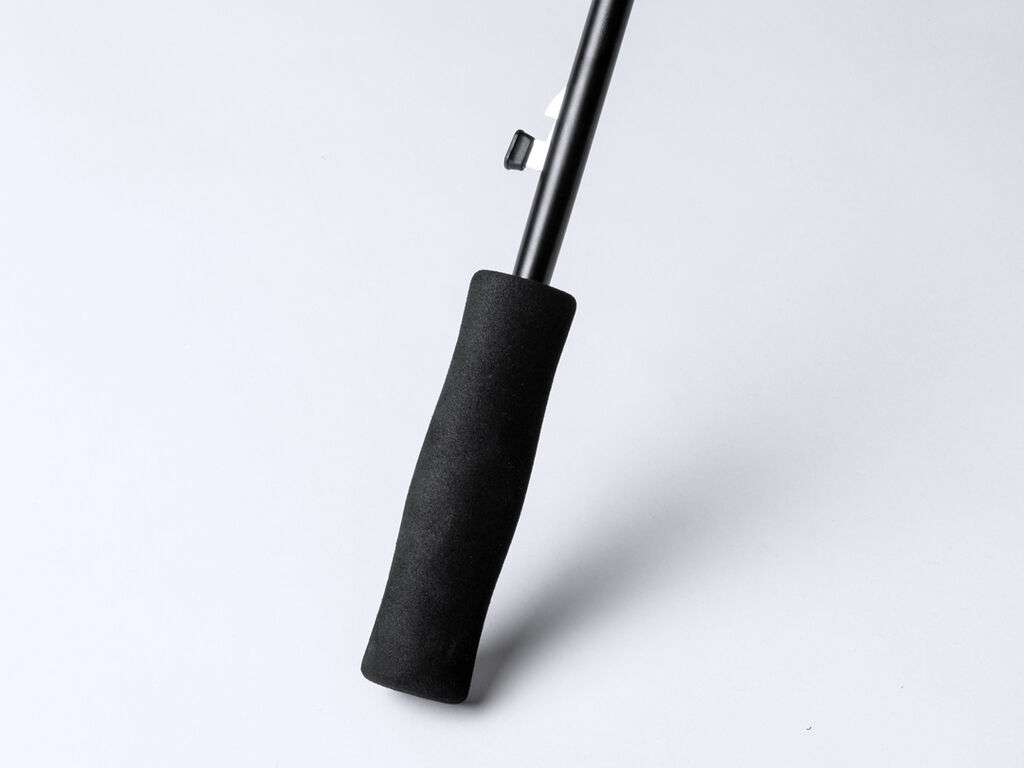 Paraguas Gris Jaspeado 130 cm con Apertura Automática y Mango EVA