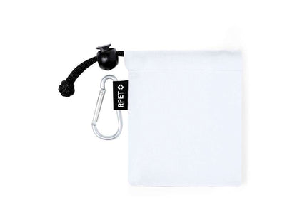 Poncho para niño en PE con bolsa RPET y mosquetón