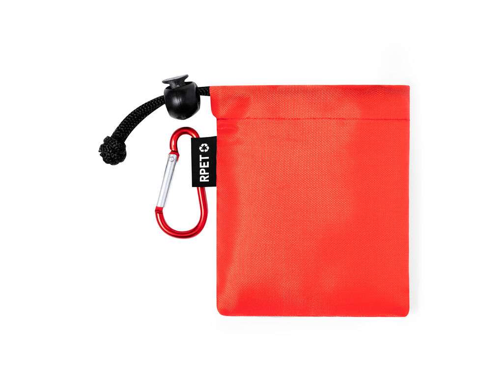 Poncho para niño en PE con bolsa RPET y mosquetón