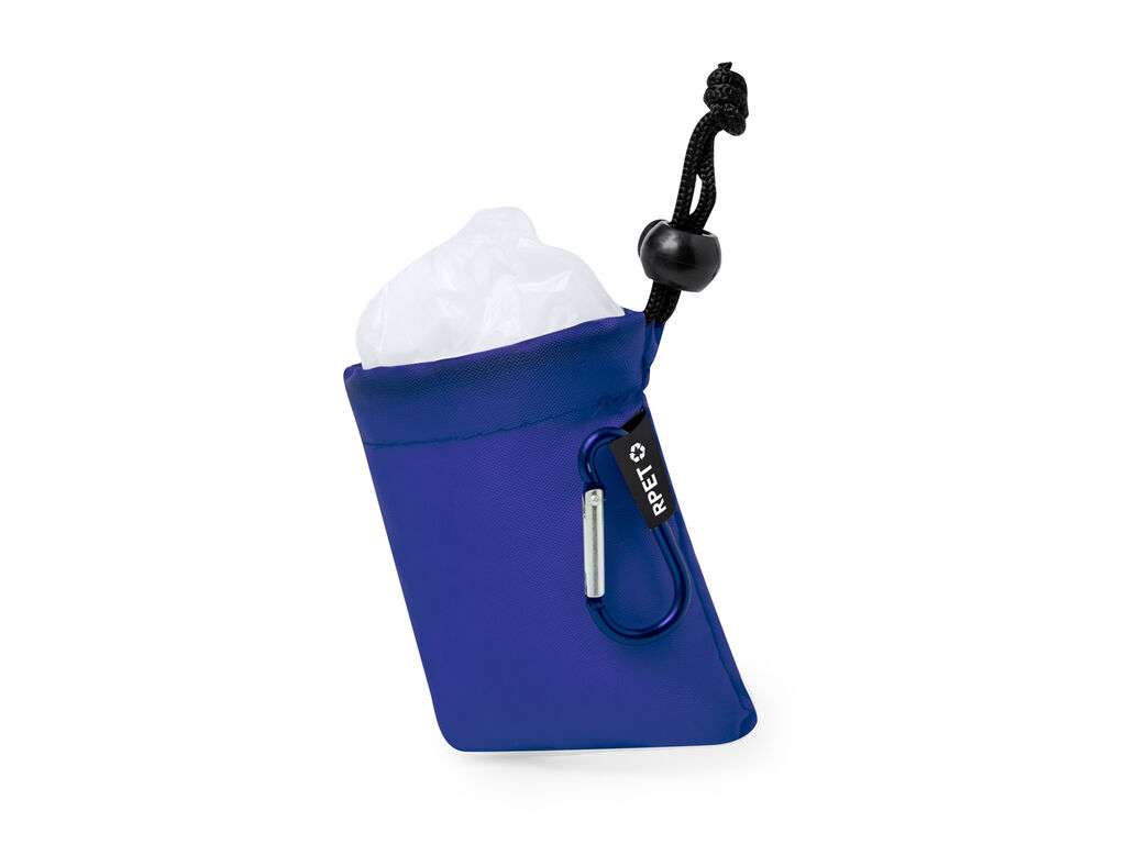 Poncho para niño en PE con bolsa RPET y mosquetón