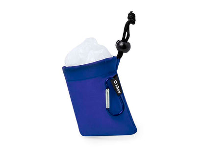 Poncho para niño en PE con bolsa RPET y mosquetón