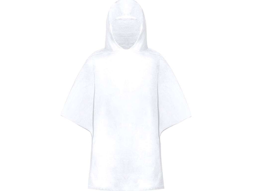 Poncho para niño en PE con bolsa RPET y mosquetón
