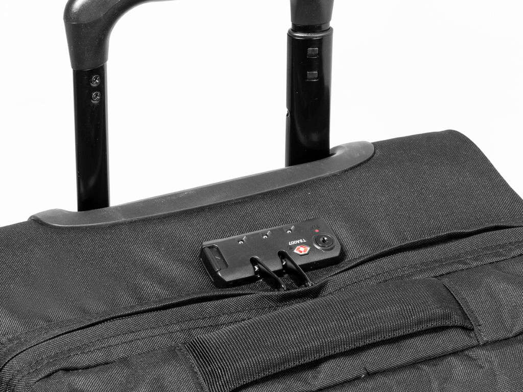 Trolley Chertan 600D RPET con cierre TSA y ruedas resistentes