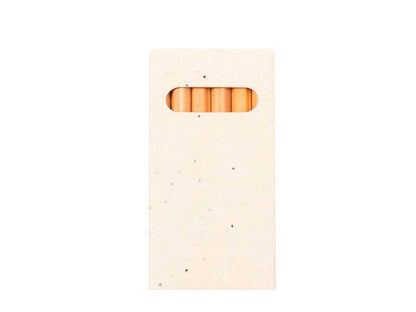 Set de 6 lápices de madera con semillas plantables - Delar