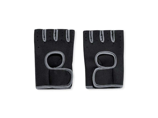 Guantes deportivos transpirables con cierre de velcro - Color negro