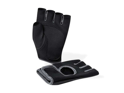 Guantes deportivos transpirables con cierre de velcro - Color negro