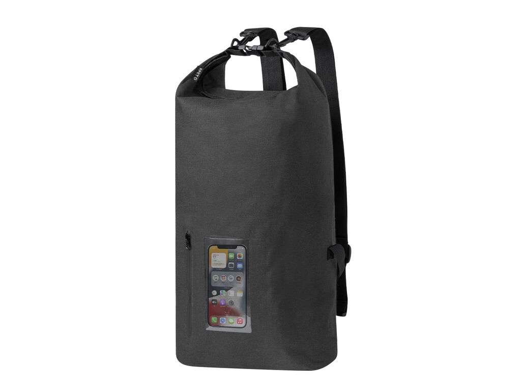 Mochila impermeable 25L RPET sostenible y gran capacidad