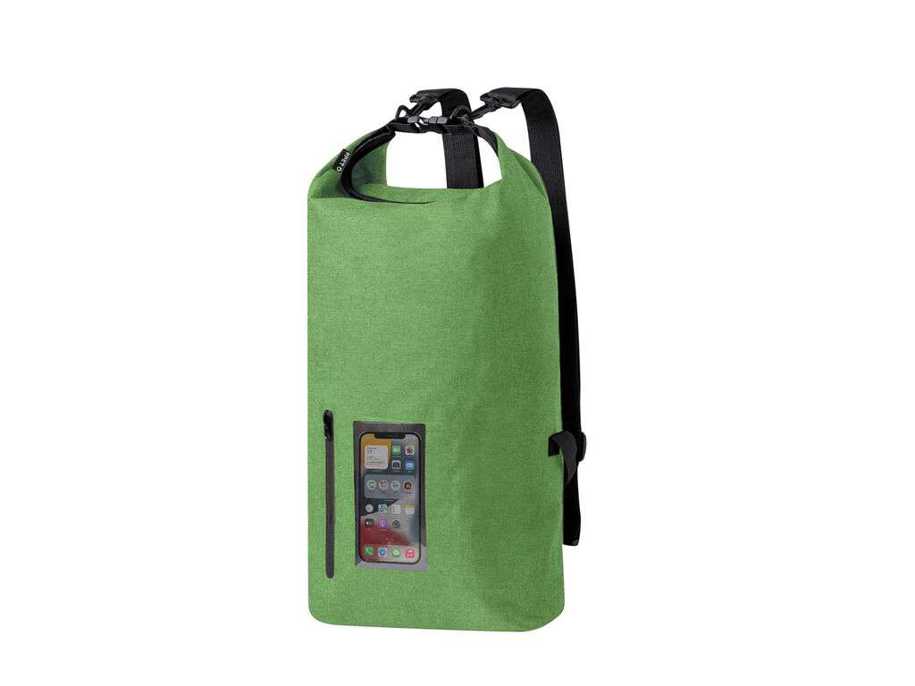 Mochila impermeable 25L RPET sostenible y gran capacidad