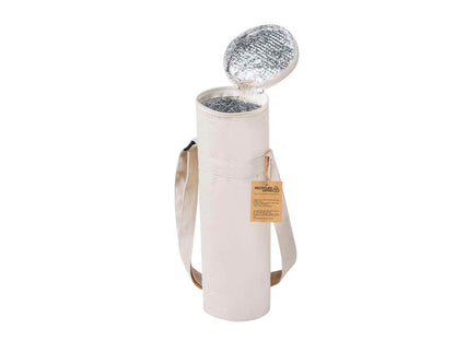 Bolsa térmica Sirkin en algodón reciclado para botellas de 1,5L
