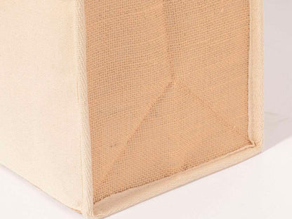 Bolsa nevera Presli de algodón y yute con interior isotérmico