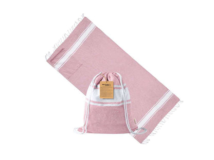 Mochila Pareo de Algodón Reciclado Resistente y Ligera