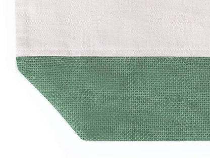 Bolsa de algodón resistente con asas largas y capacidad hasta 10 kg
