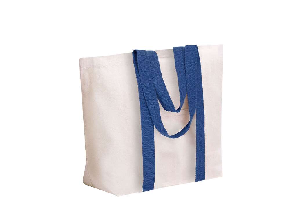 Bolsa de algodón resistente con cierre y bolsillos - hasta 10kg