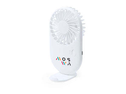 Ventilador portátil Fanger con 3 velocidades y soporte para smartphone