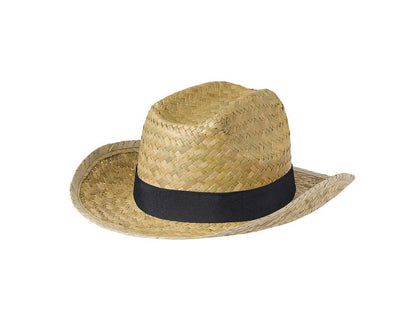 Sombrero de paja transpirable color verde natural para verano