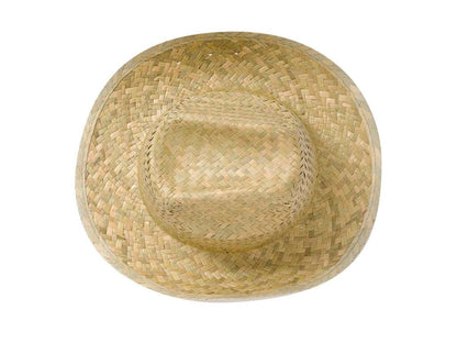 Sombrero de paja transpirable color verde natural para verano