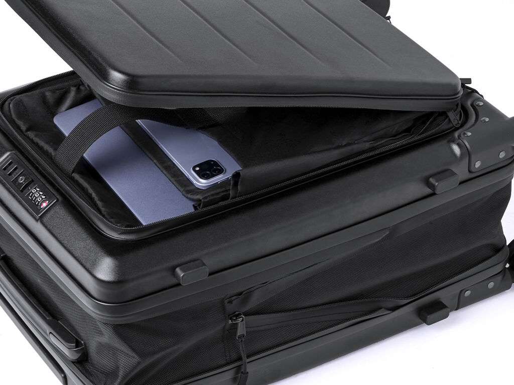 Trolley Dopkin plegable con 4 ruedas giratorias y cierre TSA