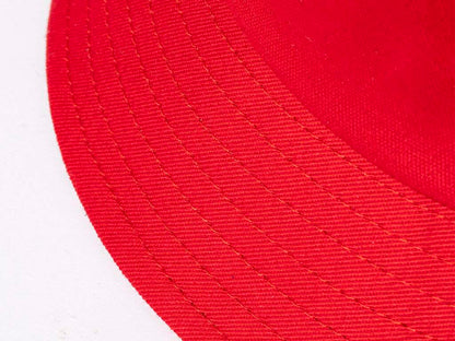 Gorro tipo bob de algodón transpirable con visera y ajuste