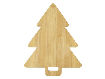 Tabla de Cocina de Bambú con Diseño Árbol de Navidad - Resistente y Ecológica